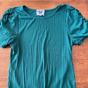 Ruffled sleeves blouse